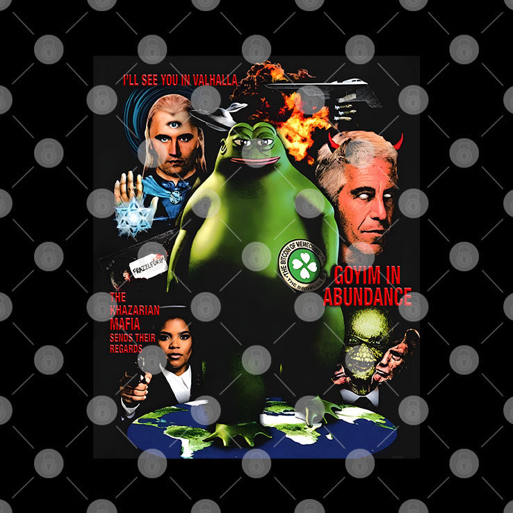 Pepe The Frog Ashtar Sheran Jeffrey Epstein Shirt Unisex