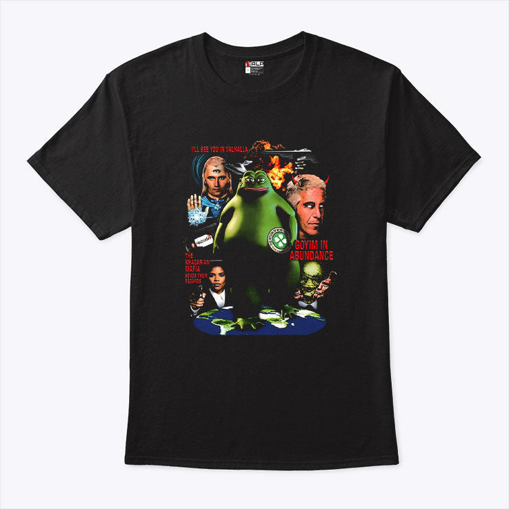 Pepe The Frog Ashtar Sheran Jeffrey Epstein Shirt Unisex