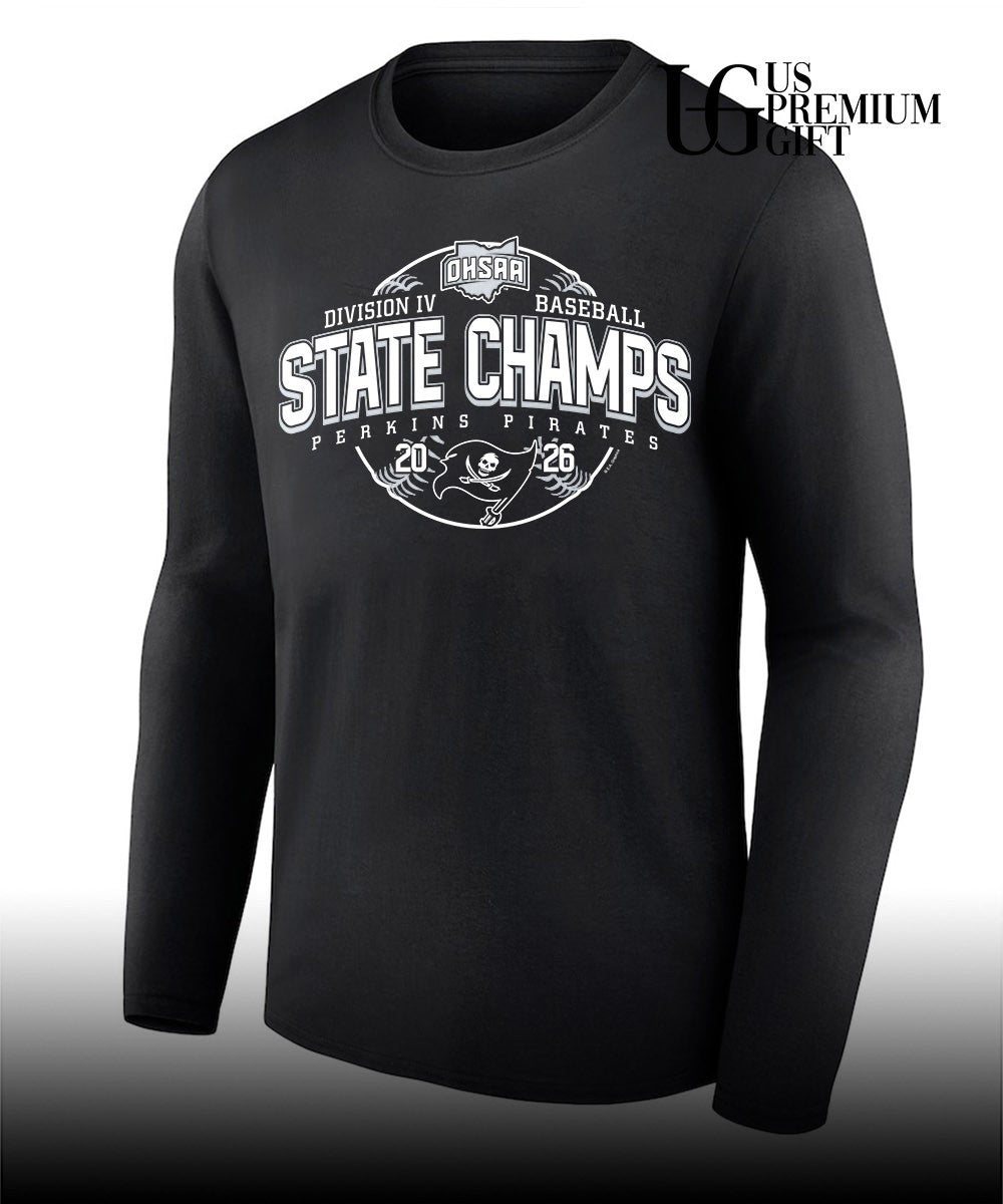 Perkins Pirates OHSAA Baseball D4 State Champions 2026 shirt Unisex