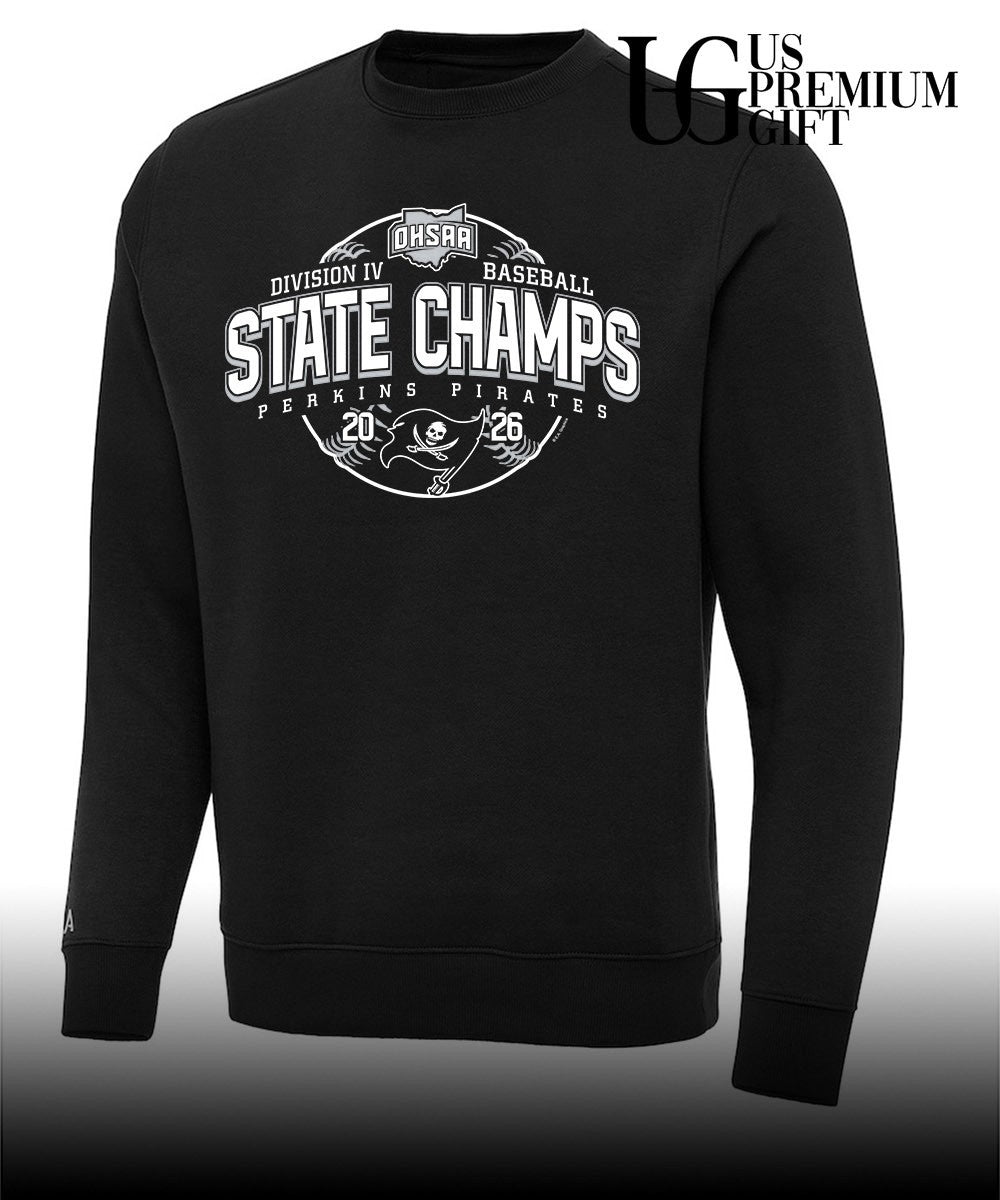 Perkins Pirates OHSAA Baseball D4 State Champions 2026 shirt Unisex