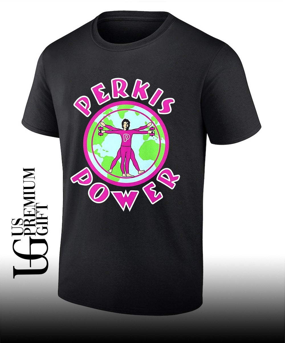 Perkis Power Vitruvian Man Globe shirt Unisex