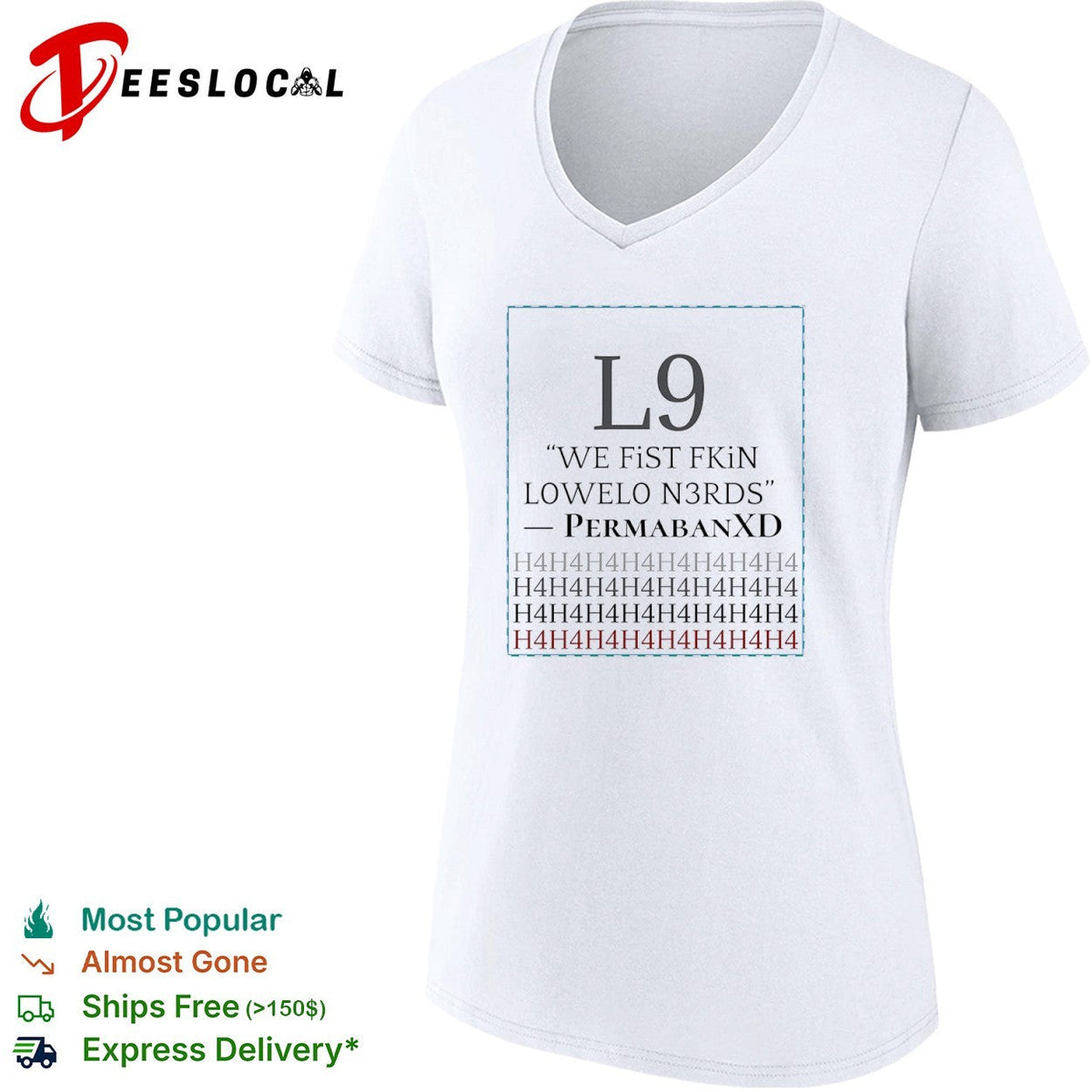 PermabanXD L9 we fist fkin lowelo n3rds h4h4 shirt Unisex