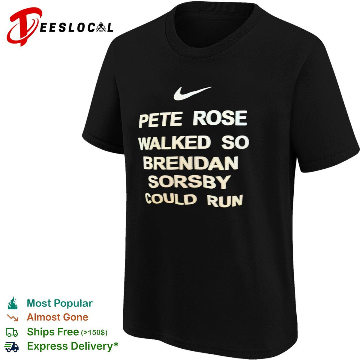 Pete Rose walked so Brendan Sorsby could run shirt Unisex