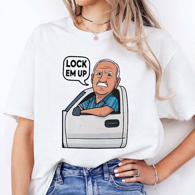 Peter Poppleton Lock Em Up T Shirt Unisex