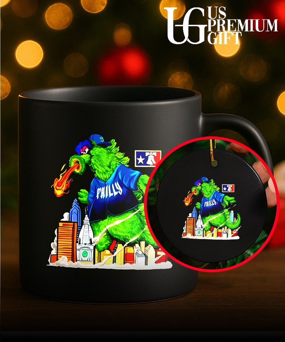 Phanatic Philadelphia Phillies Godzilla mascot shirt Unisex