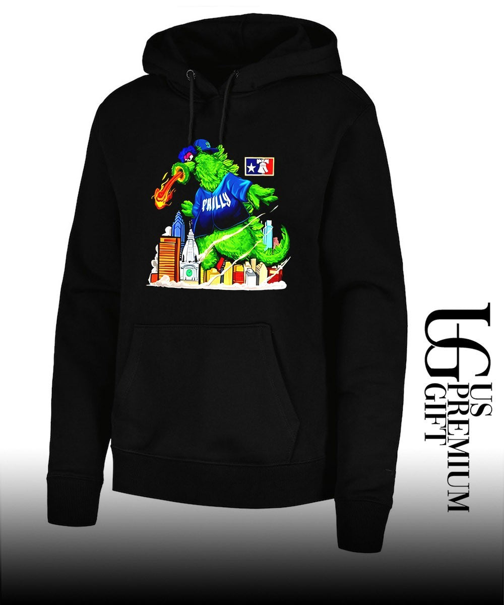Phanatic Philadelphia Phillies Godzilla mascot shirt Unisex