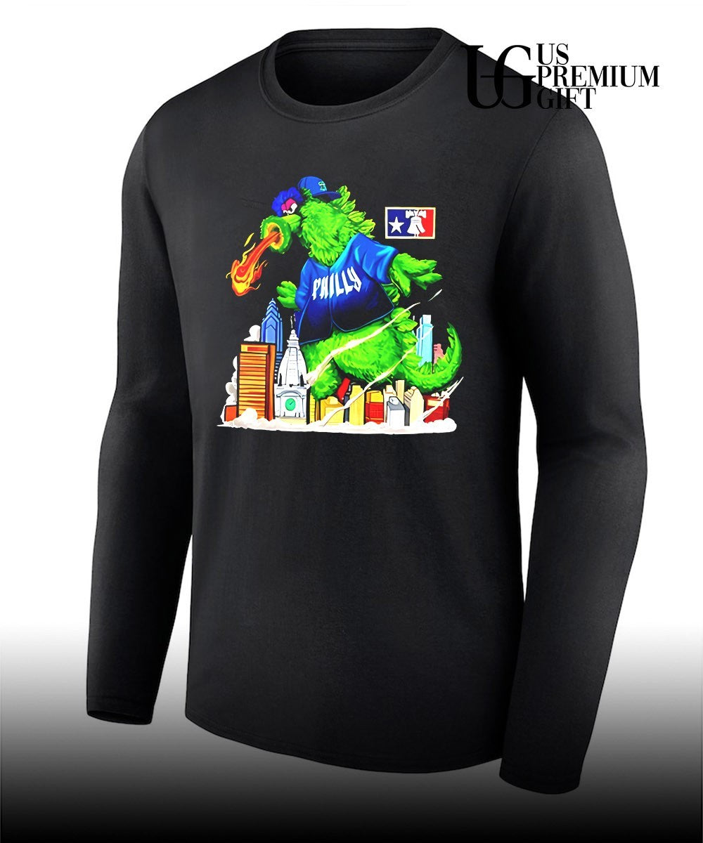 Phanatic Philadelphia Phillies Godzilla mascot shirt Unisex