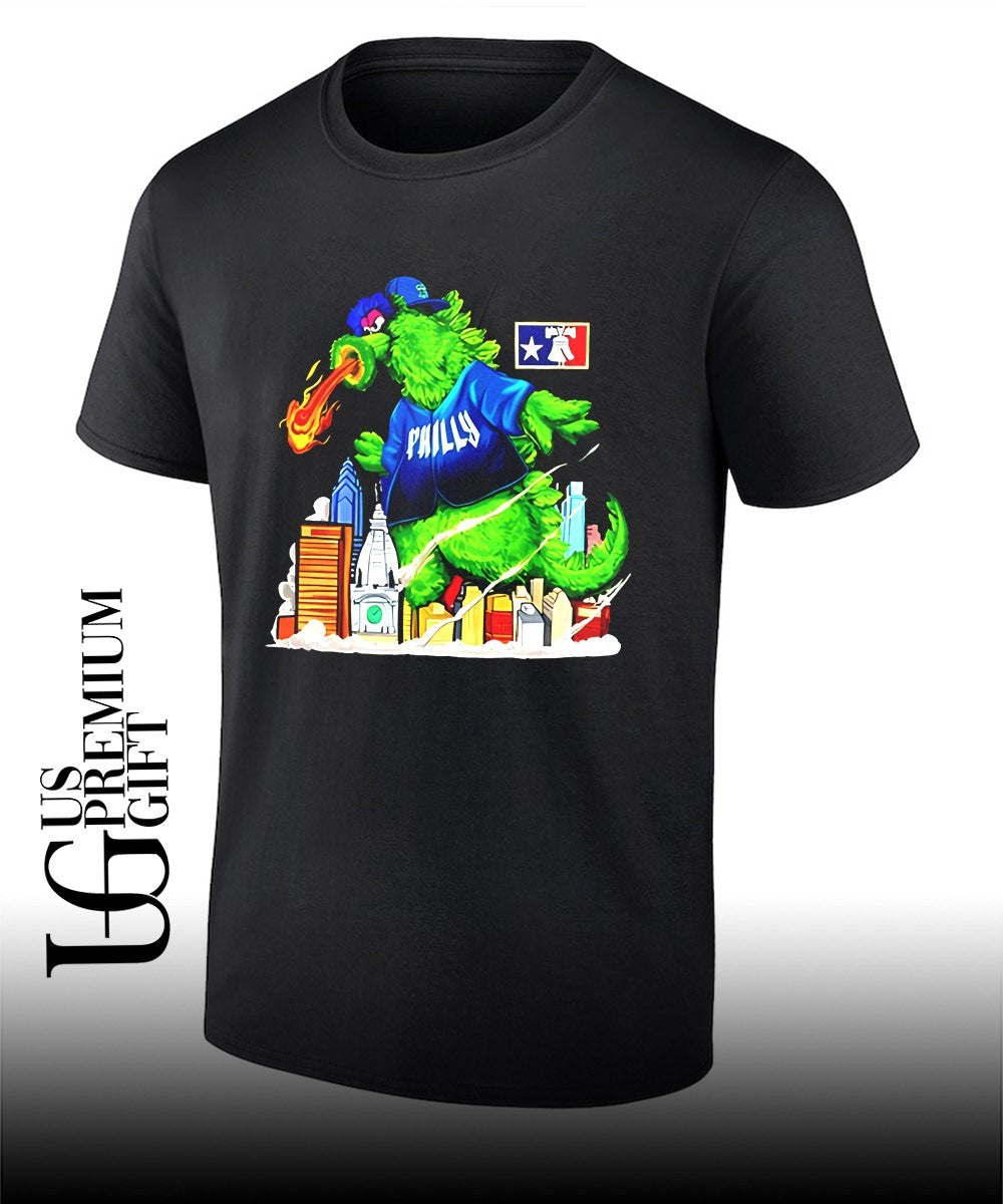Phanatic Philadelphia Phillies Godzilla mascot shirt Unisex