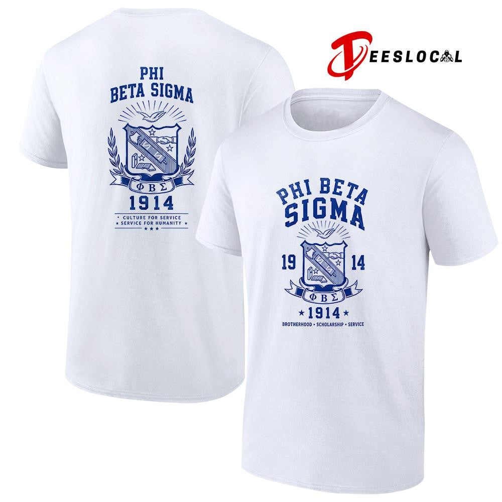 Phi Beta Sigma brotherhood scholarship service culture for service shirt Unisex