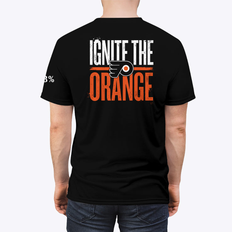 Philadelphia Flyers Believe Ignite The Orange Shirt Unisex