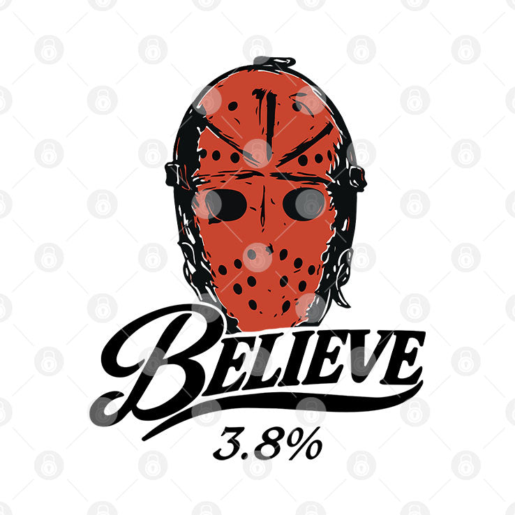 Philadelphia Flyers Believe 3.8% Chance Jason Voorhees Mask Shirt Unisex