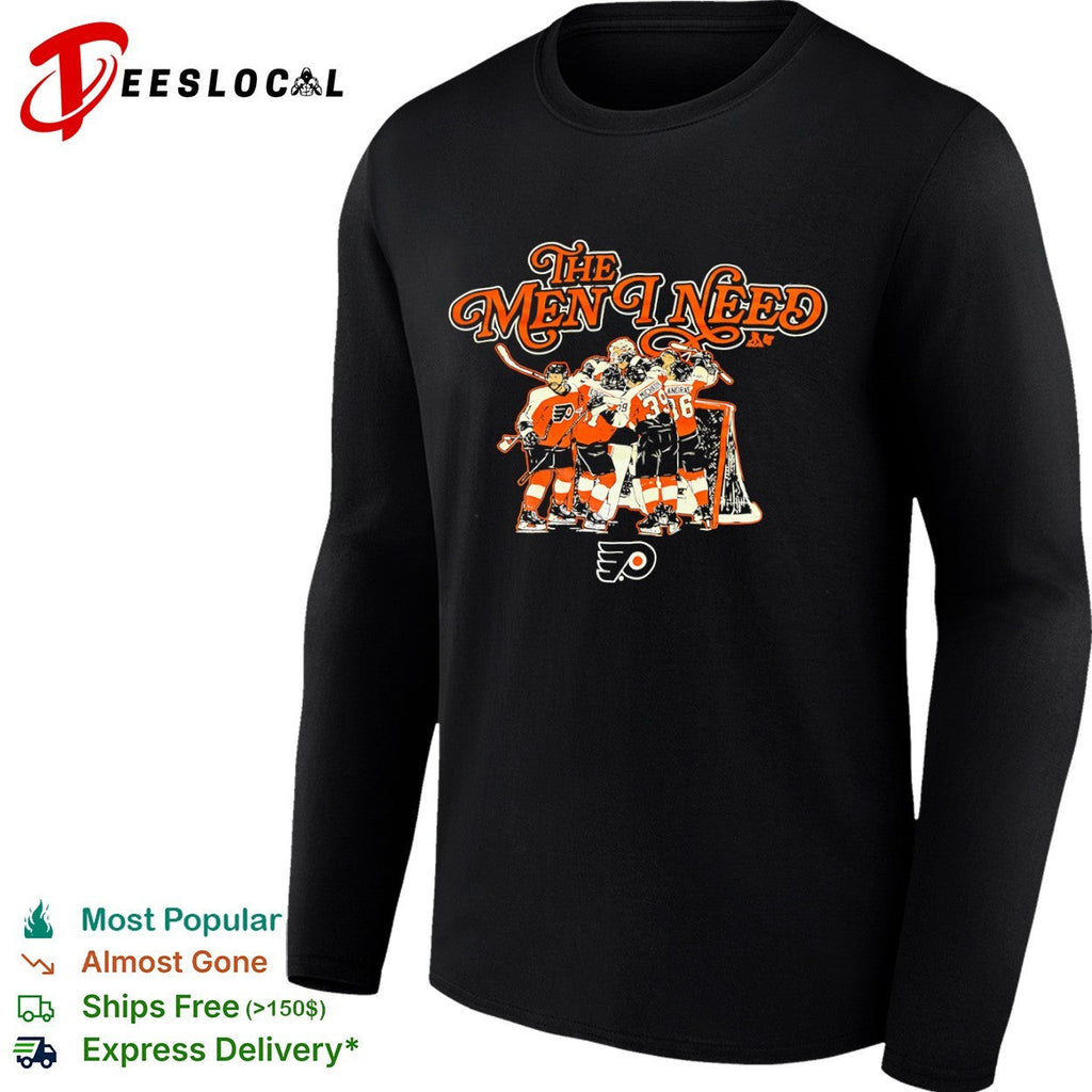 Philadelphia Flyers hockey team players hugging the men I need shirt Unisex