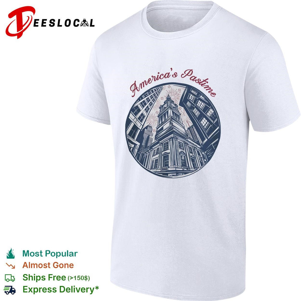 Philadelphia Independence Hall Americas pastime shirt Unisex