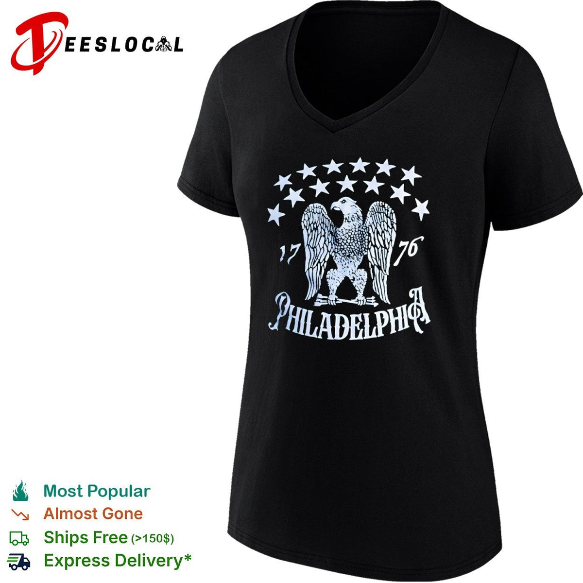 Philadelphia Phillies 1776 Eagle Stars American History shirt Unisex