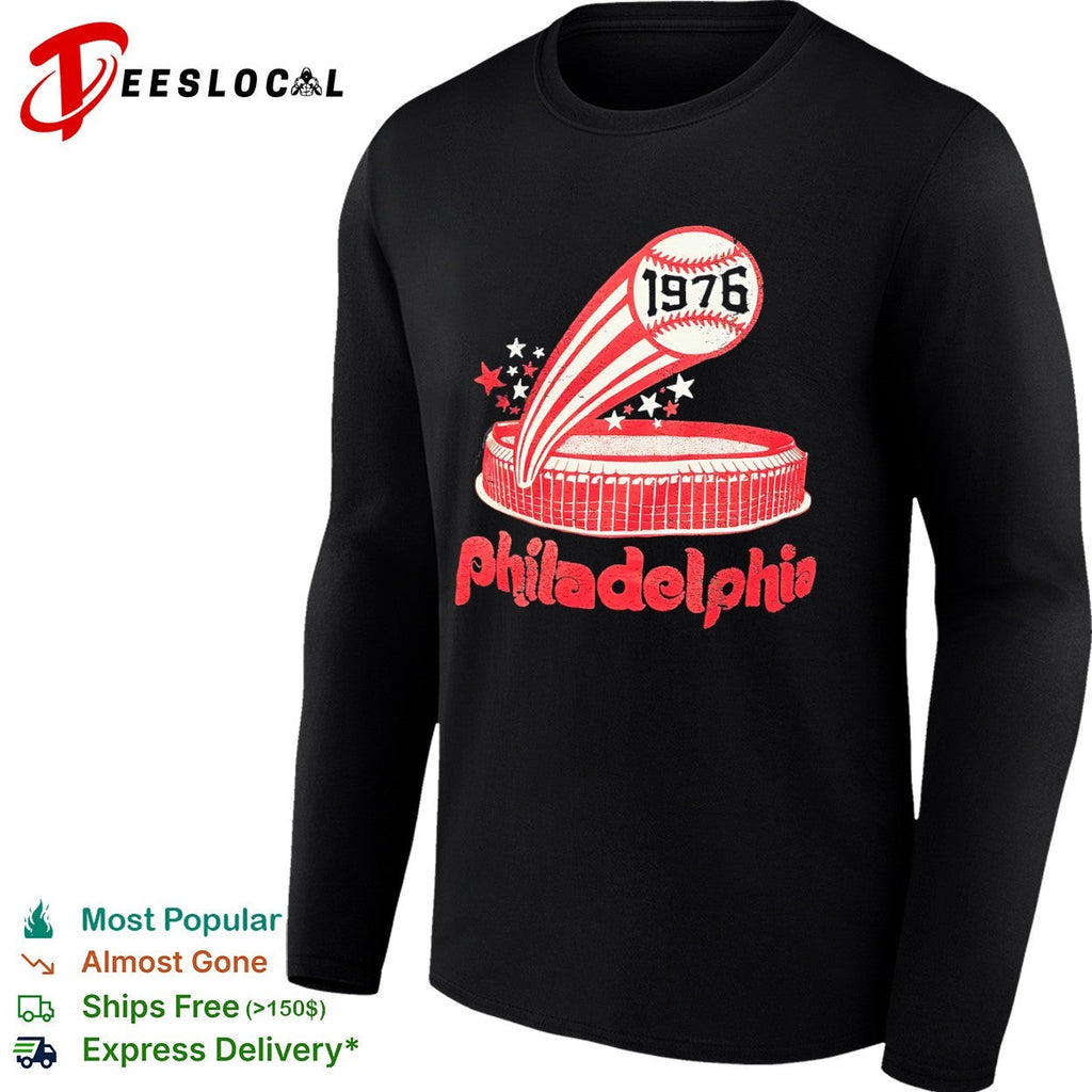 Philadelphia Phillies 1976 Veterans Stadium Baseball Bicentennial Sports shirt Unisex