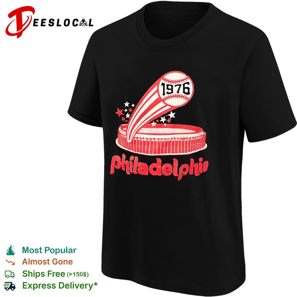 Philadelphia Phillies 1976 Veterans Stadium Baseball Bicentennial Sports shirt Unisex