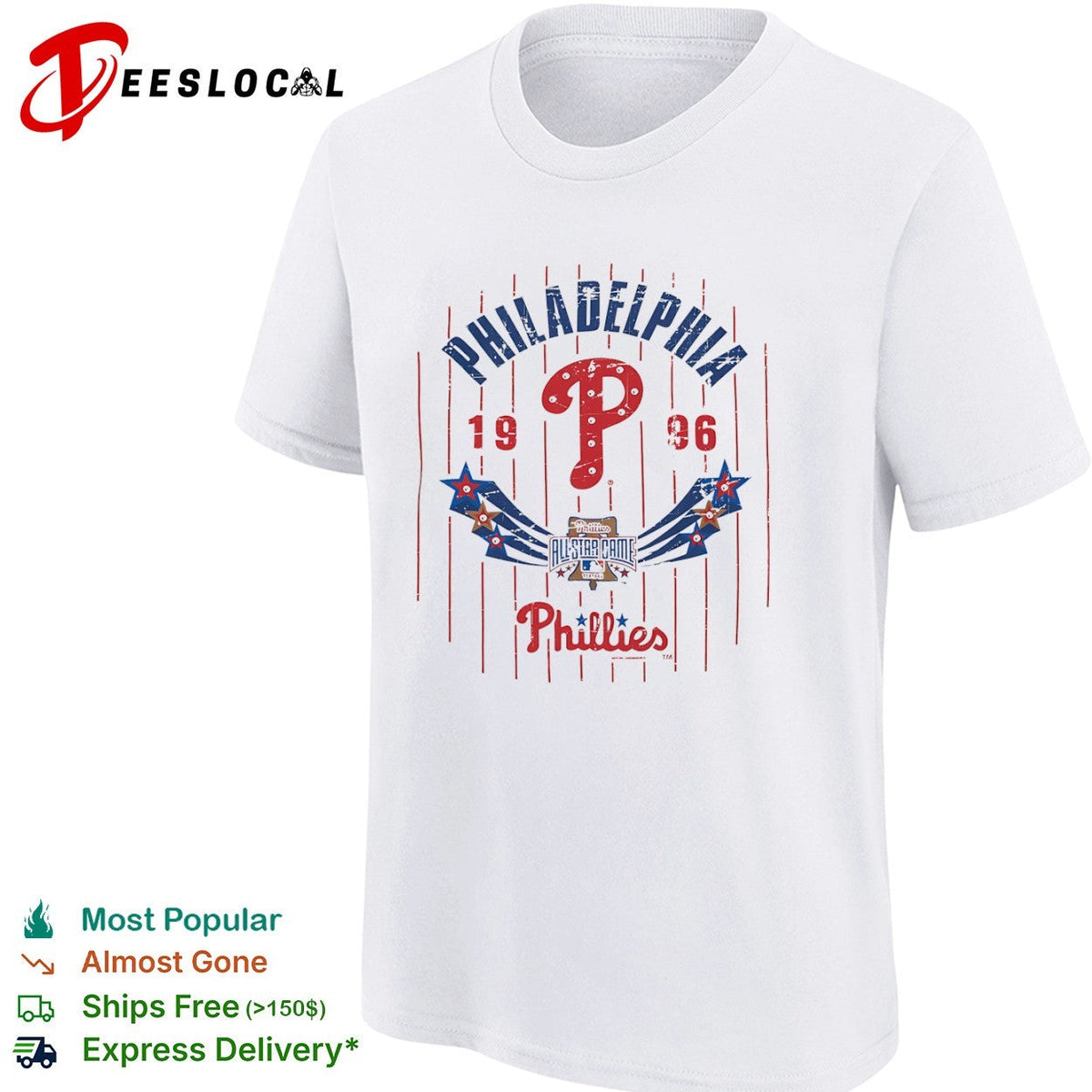 Philadelphia Phillies 1996 All Star Game Logo shirt Unisex