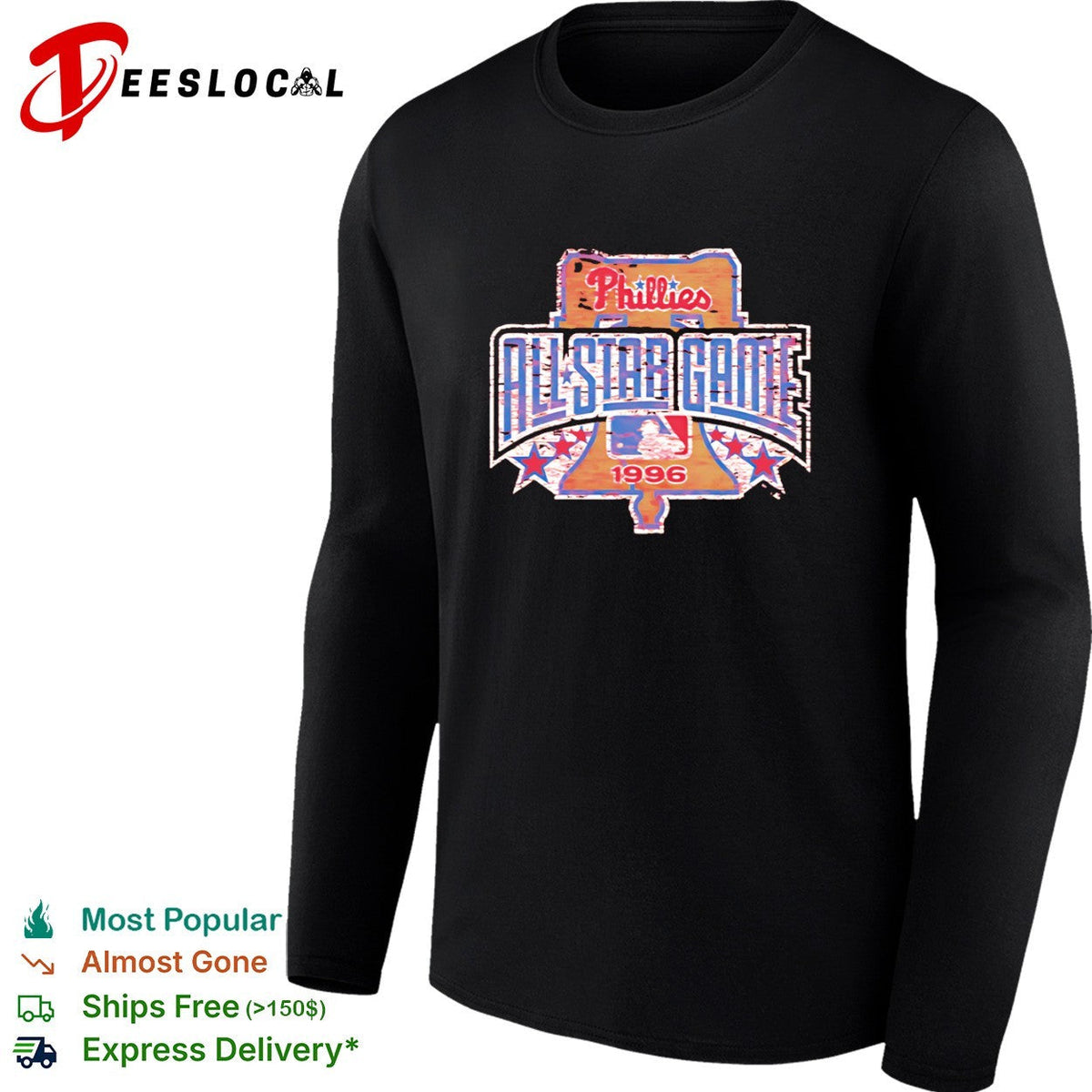 Philadelphia Phillies All Star Game 1996 Major League Baseball event shirt Unisex