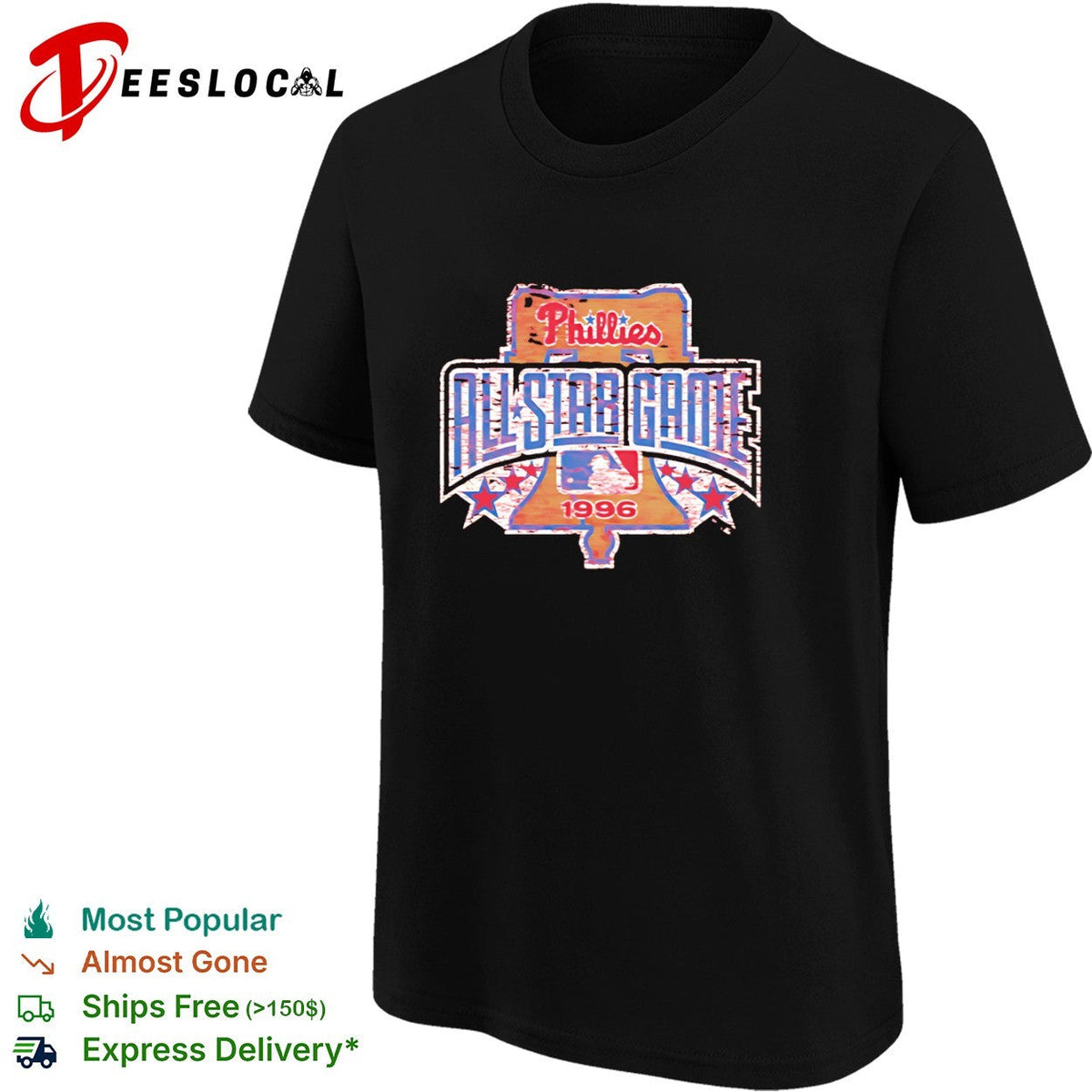 Philadelphia Phillies All Star Game 1996 Major League Baseball event shirt Unisex