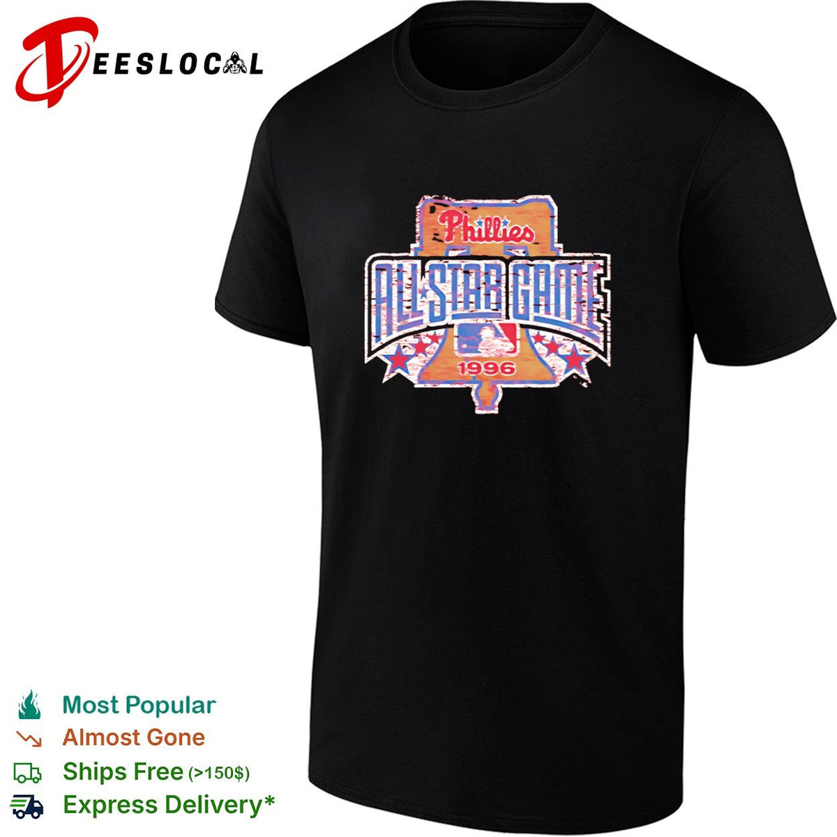 Philadelphia Phillies All Star Game 1996 Major League Baseball event shirt Unisex