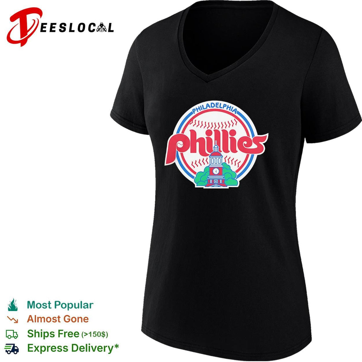 Philadelphia Phillies Independence Hall shirt Unisex