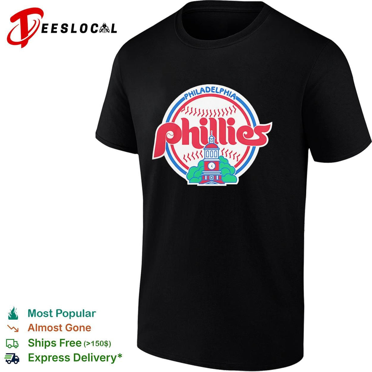Philadelphia Phillies Independence Hall shirt Unisex