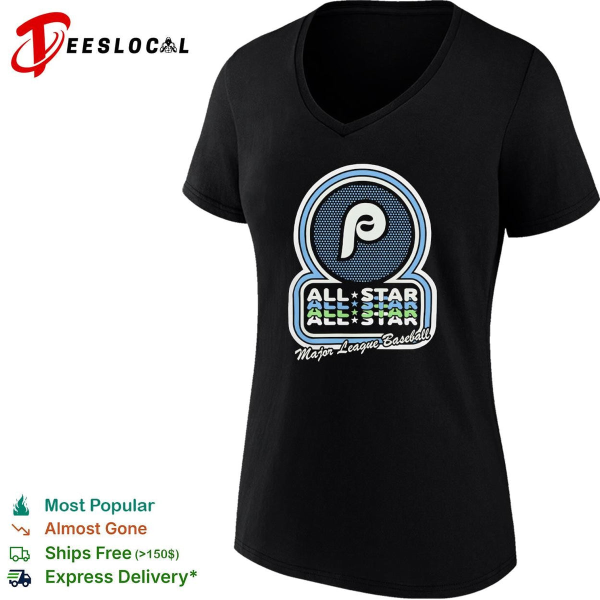 Philadelphia Phillies Major League Baseball All Star Game logo shirt Unisex