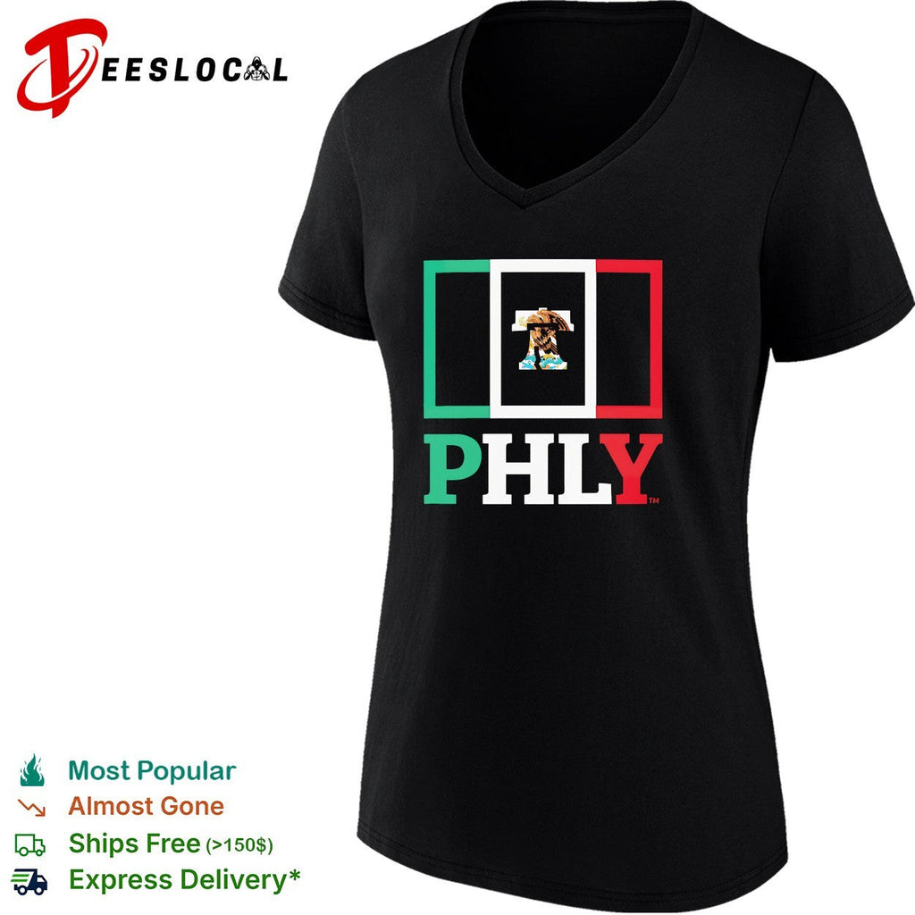 Philadelphia Phillies Mexico PHLY flag mashup heritage city pride shirt Unisex