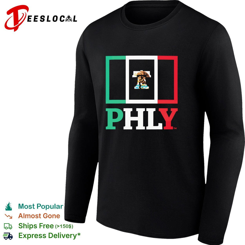 Philadelphia Phillies Mexico PHLY flag mashup heritage city pride shirt Unisex