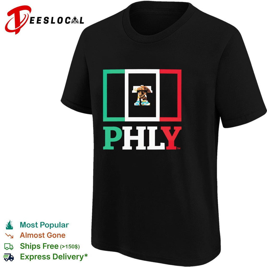 Philadelphia Phillies Mexico PHLY flag mashup heritage city pride shirt Unisex