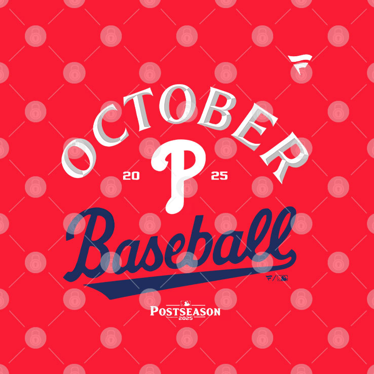 Philadelphia Phillies October Postseason 2025 T Shirt Unisex