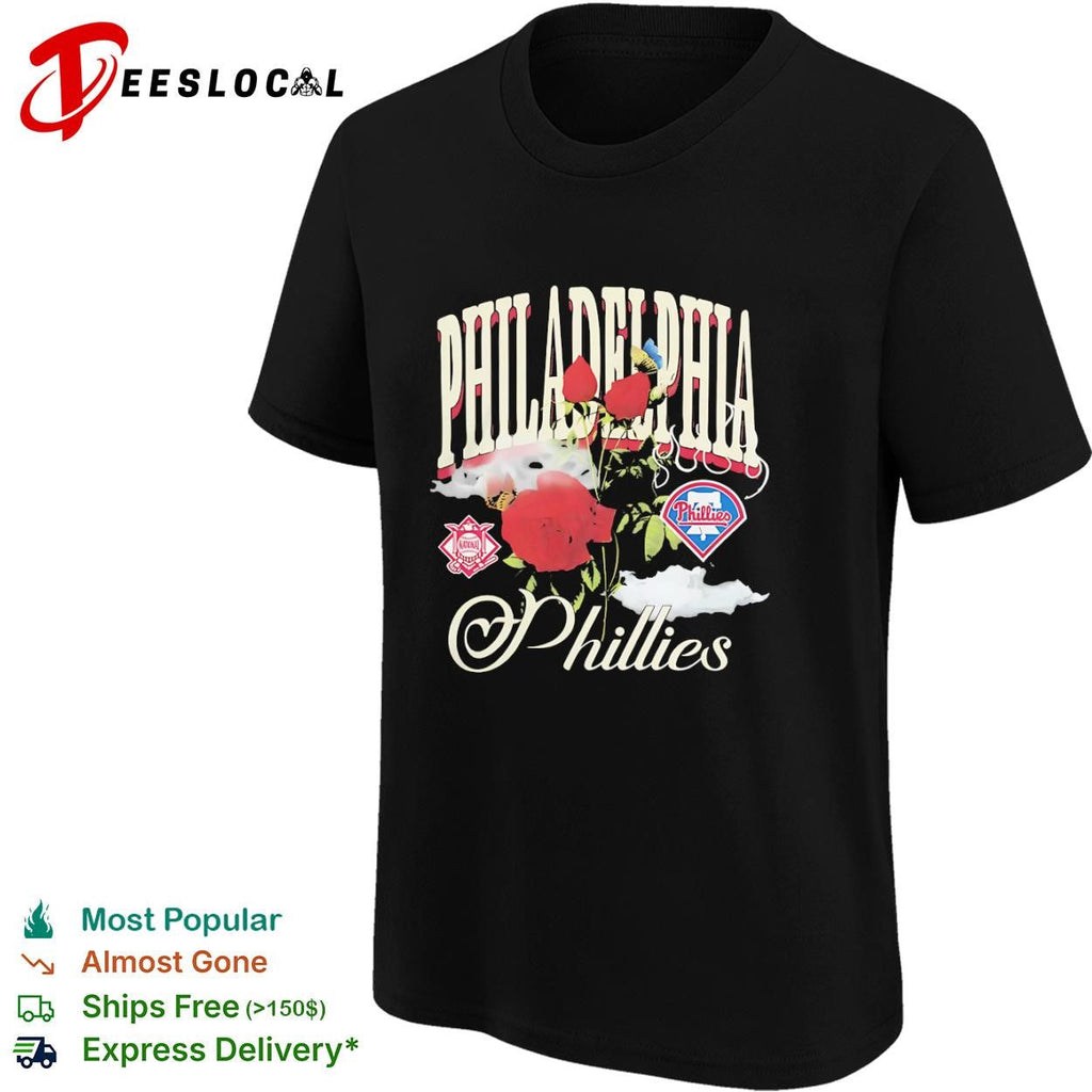 Philadelphia Phillies red roses shirt Unisex