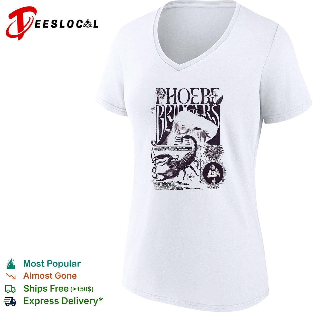 Phoebe Bridgers Driving out into the sun let the ultraviolet cover me up shirt Unisex