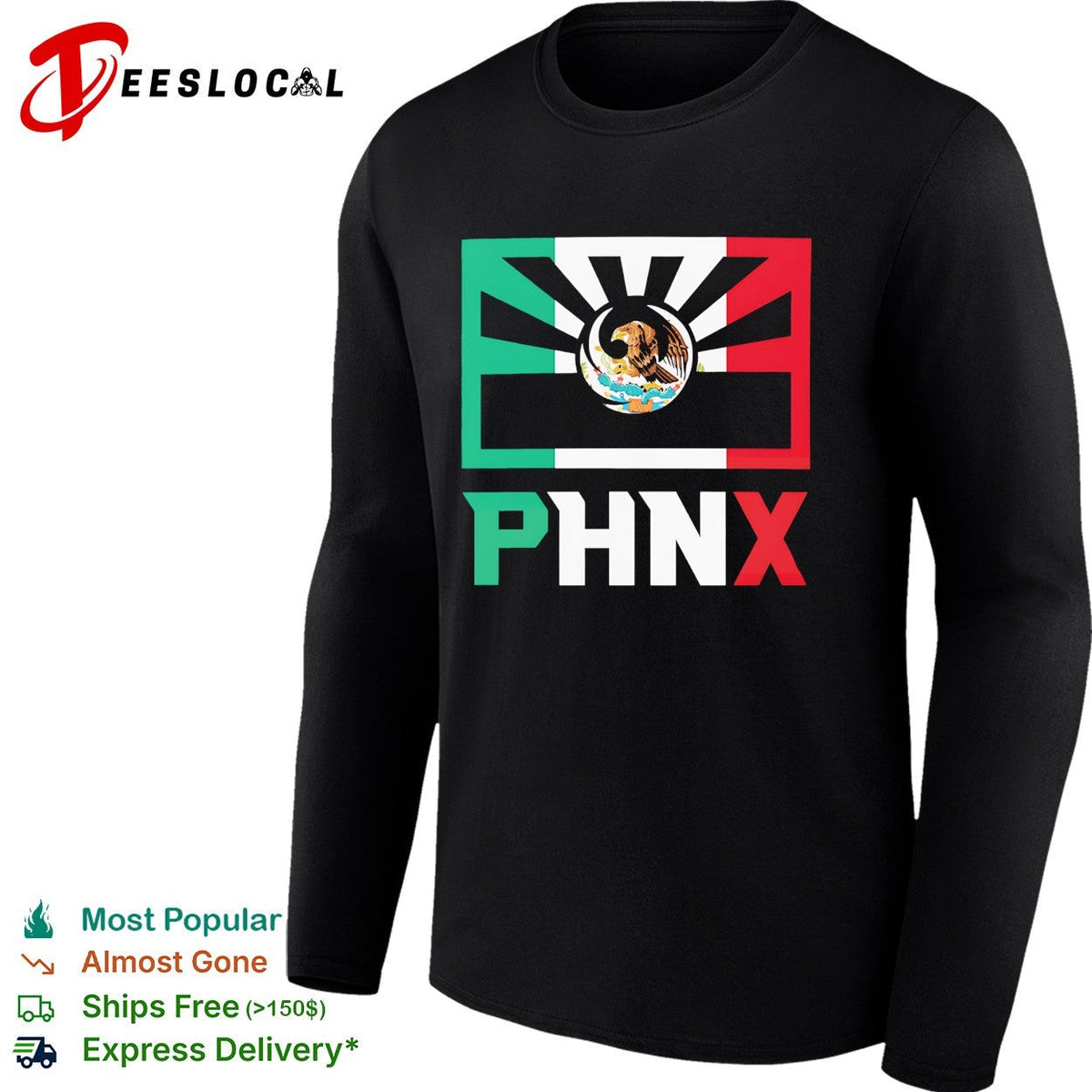 Phoenix Suns Mexico PHNX flag mashup heritage city pride shirt Unisex