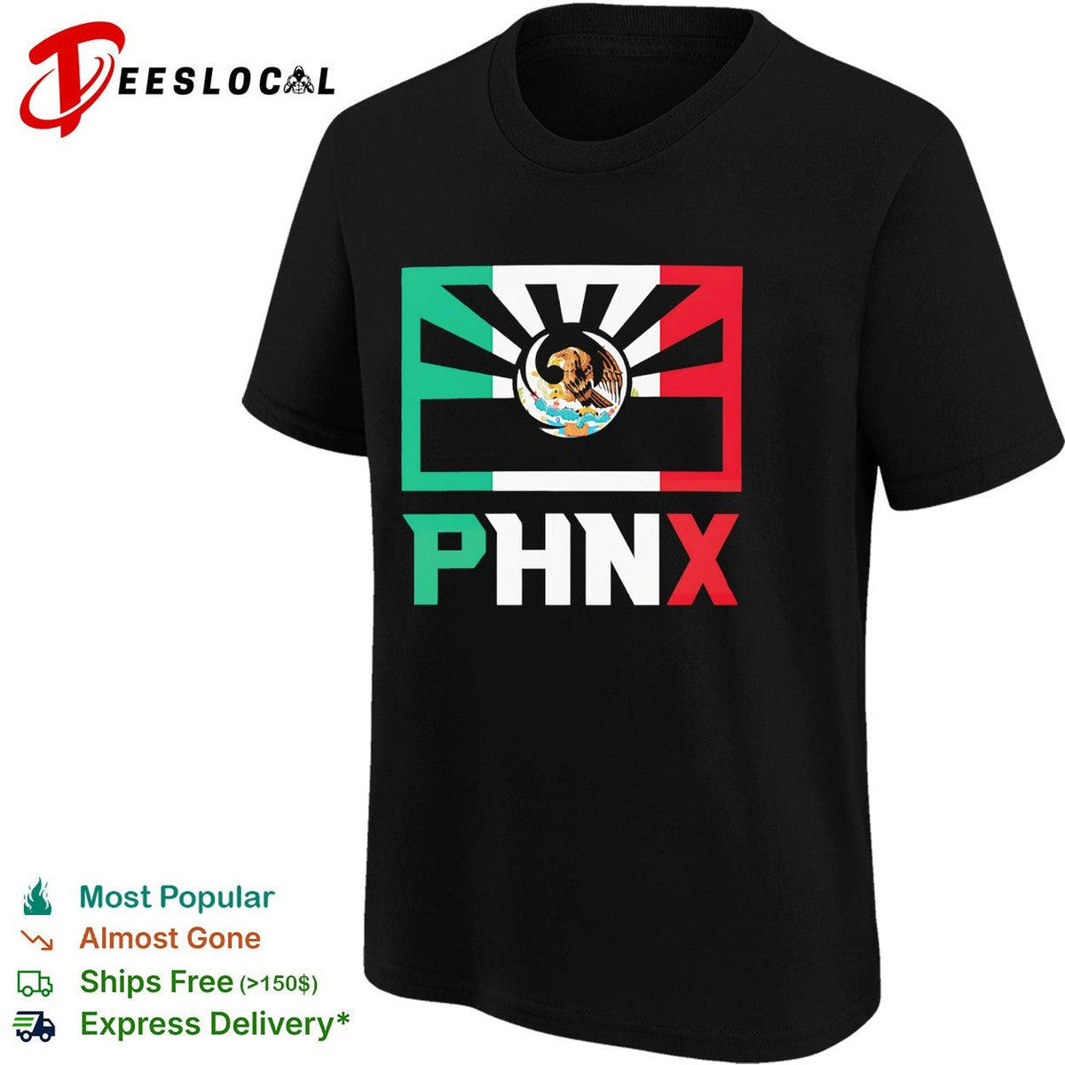 Phoenix Suns Mexico PHNX flag mashup heritage city pride shirt Unisex