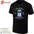 Phonebox Repair Co A quick fix any time our tools have sonic tech Gallifrey-trained shirt Unisex