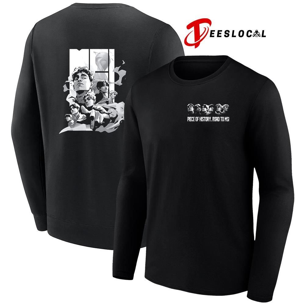Piece of history road to MSI cartoon shirt Unisex