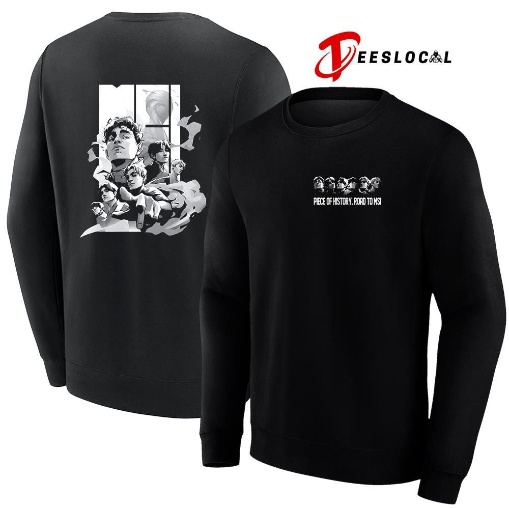 Piece of history road to MSI cartoon shirt Unisex