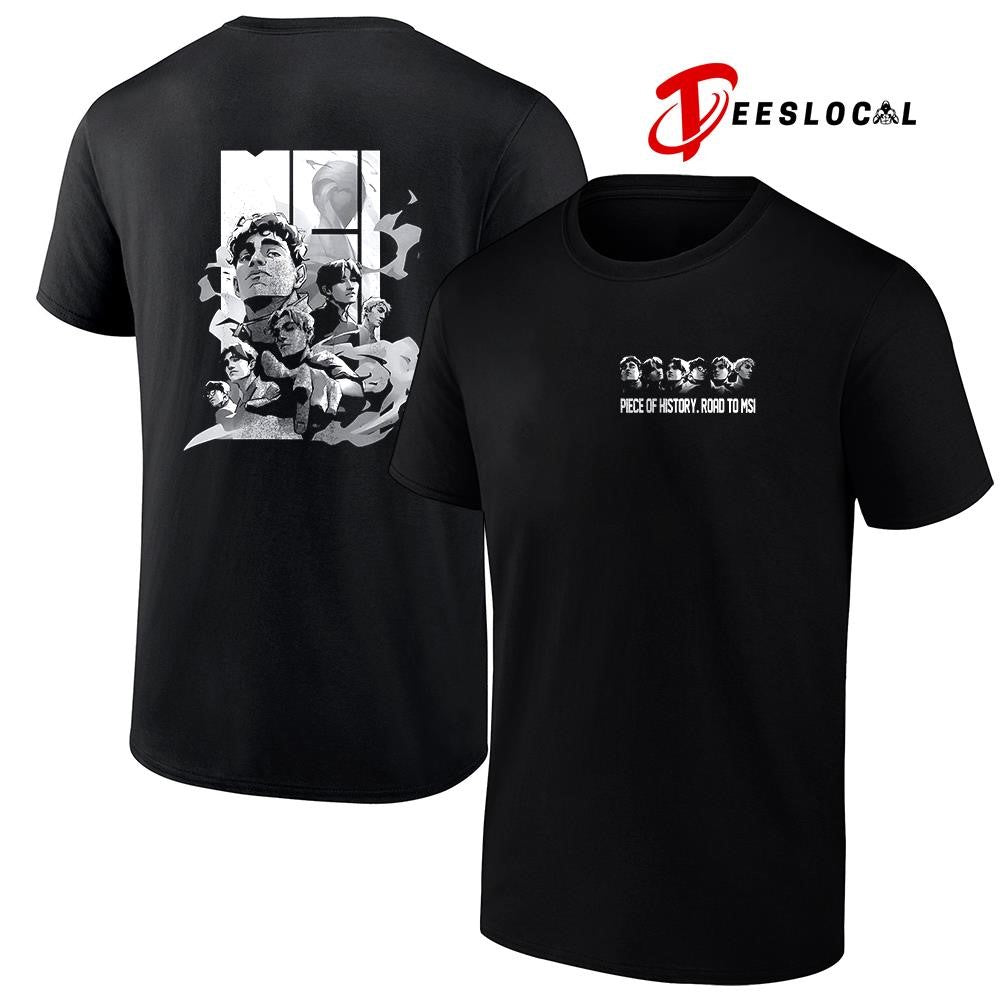 Piece of history road to MSI cartoon shirt Unisex