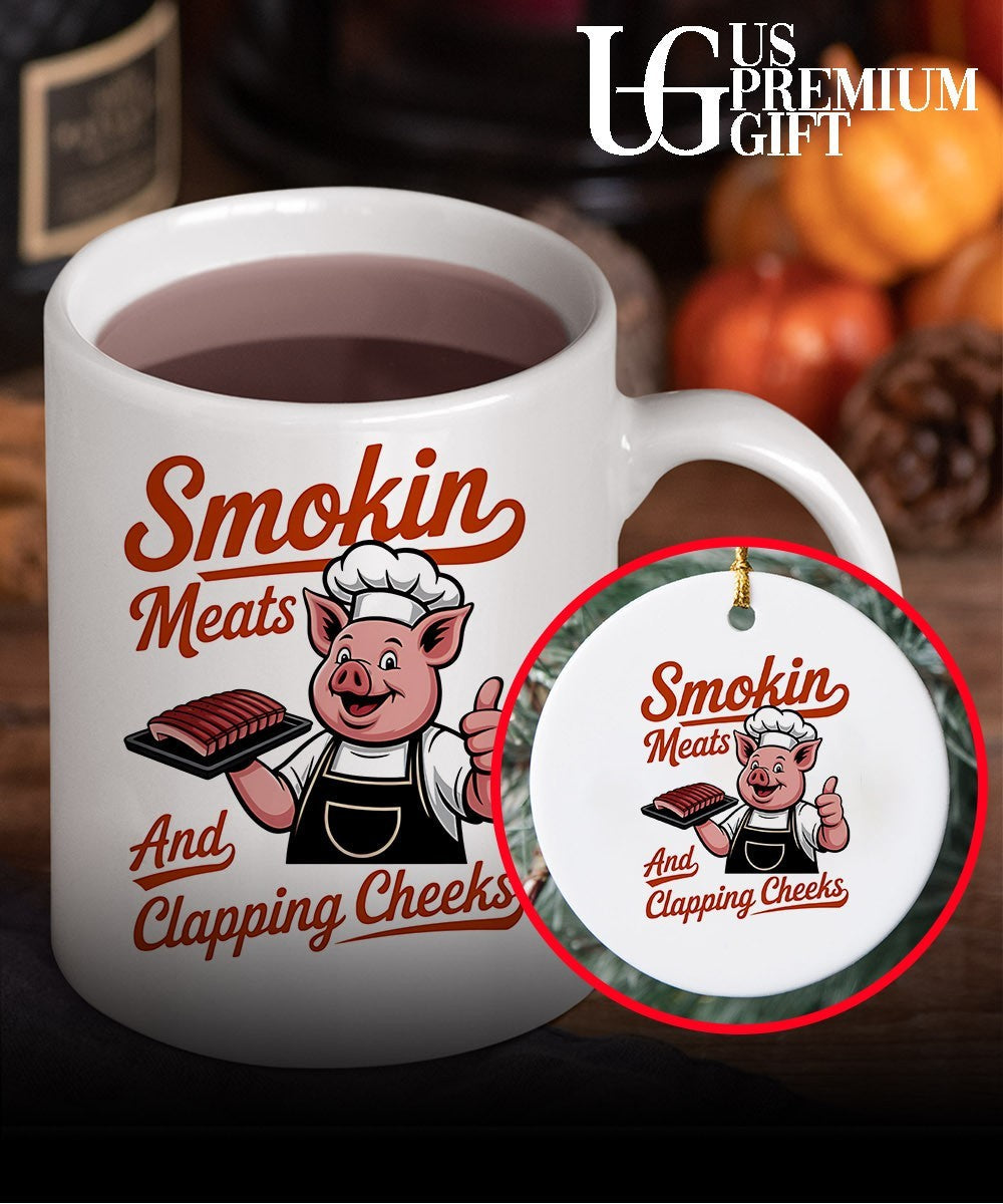 Pig smokin meats and clapping cheeks shirt Unisex