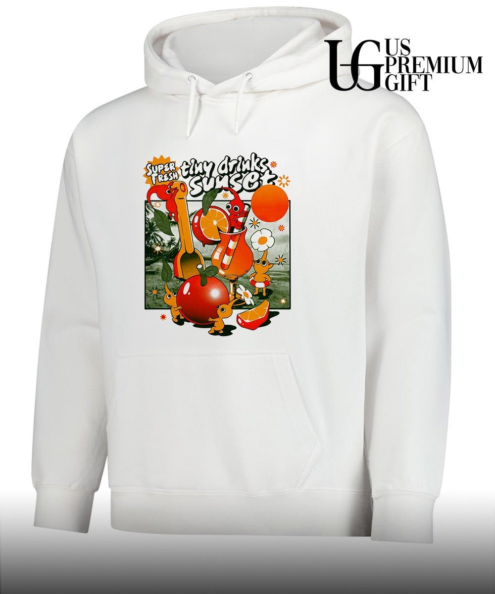Pikmin Super Fresh Tiny Drinks Sunset shirt Unisex