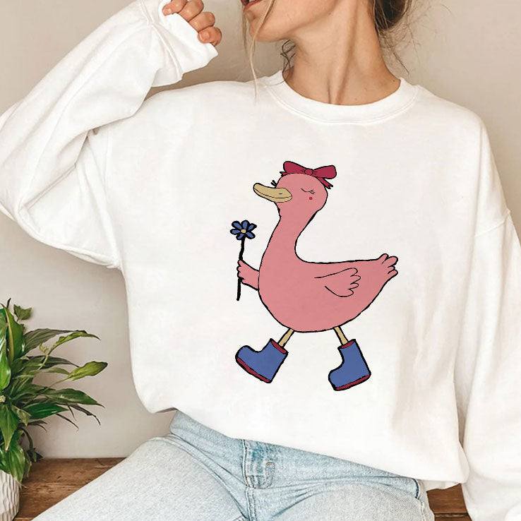 Pink Duck Funny T Shirt Unisex
