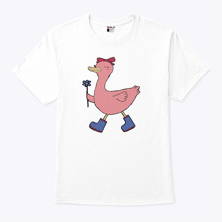 Pink Duck Funny T Shirt Unisex