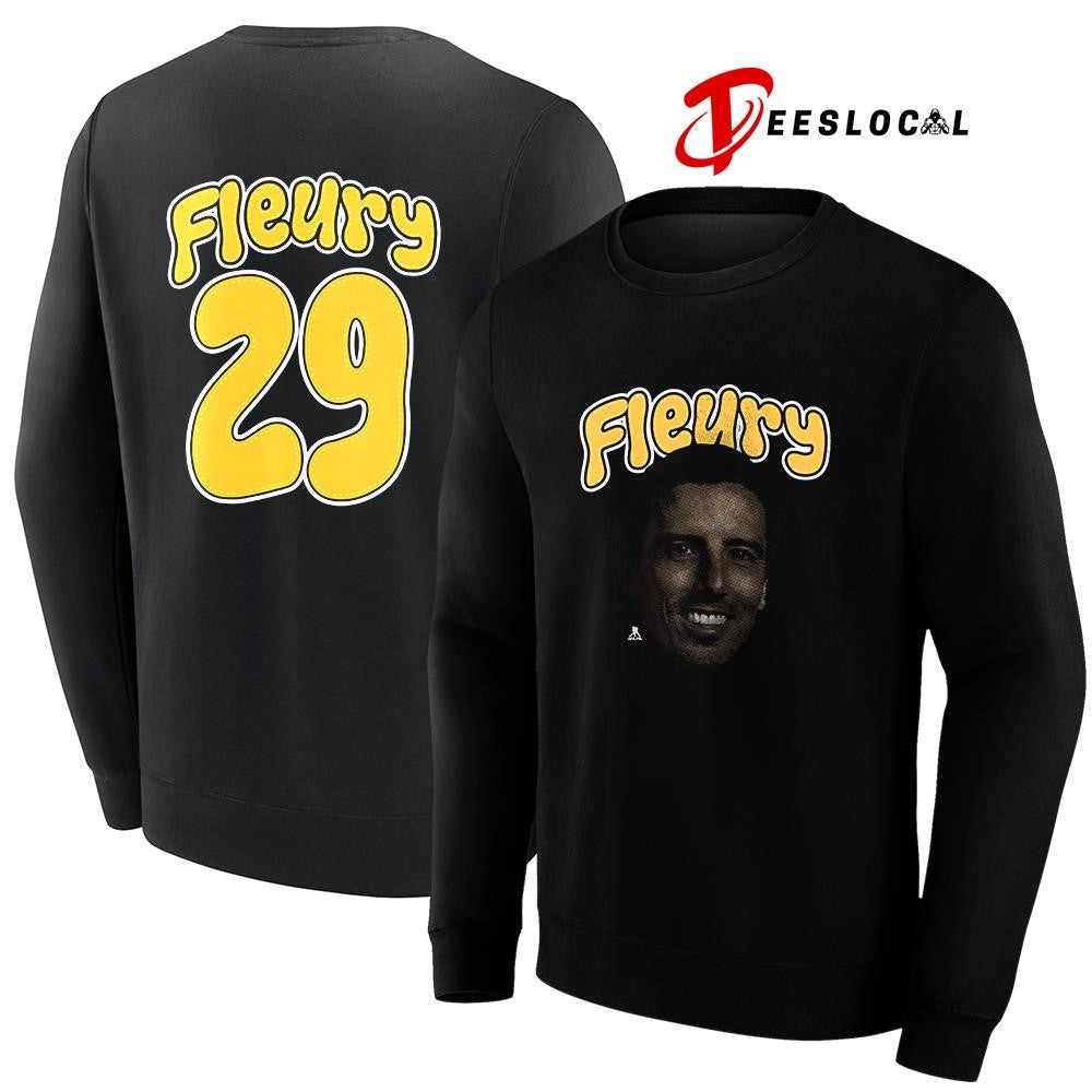 Pittsburgh Penguins Marc André Fleury portrait name and number shirt Unisex