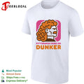 Pittsburgh runs on Dunker curly-haired bearded man profile bold logo parody shirt Unisex