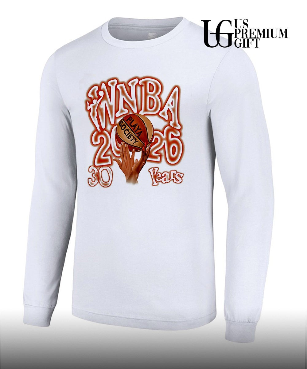 Playa Society Cream WNBA 30 Years shirt Unisex