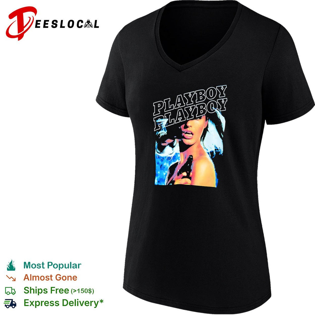 Playboy Pamela Anderson Gun shirt Unisex