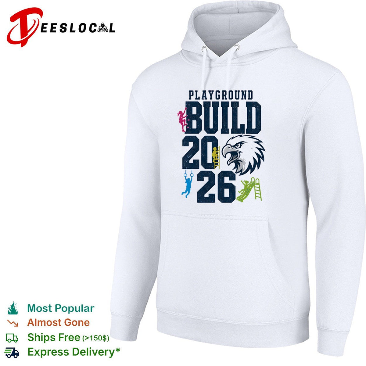 Playground Build 2026 Eagle mascot shirt Unisex