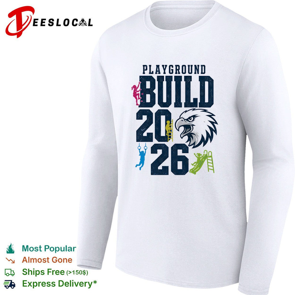 Playground Build 2026 Eagle mascot shirt Unisex