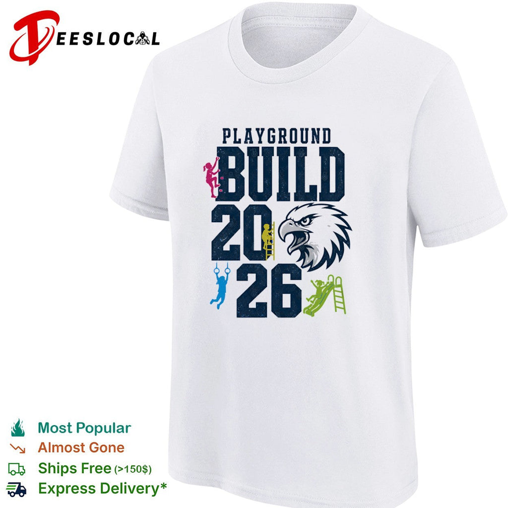 Playground Build 2026 Eagle mascot shirt Unisex